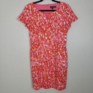 Jessica Howard floral dress with front ruching I27